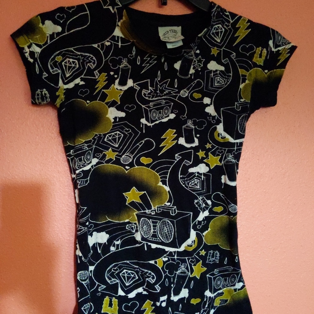 Graffiti teen tee, S